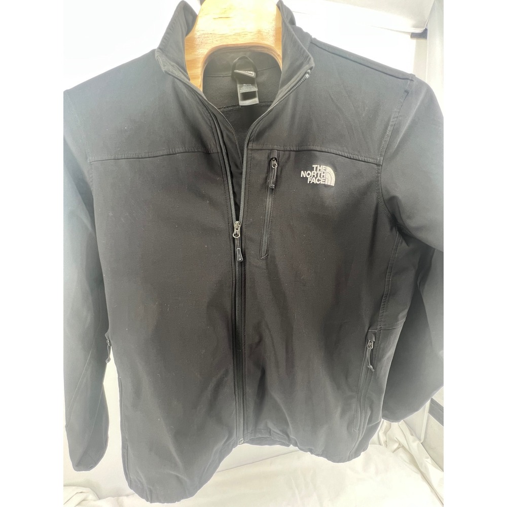 The North Face Black Full Zip‎ Softshell Jacket XL